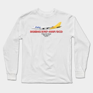 Boeing B747-400F/SCD - Polar Air Cargo "DHL Colours" Long Sleeve T-Shirt